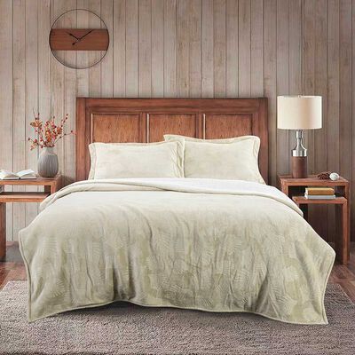 Imagen 1 del producto Cubrecama Embossed Estampado Illusions 2 Plazas Tinsel Beige