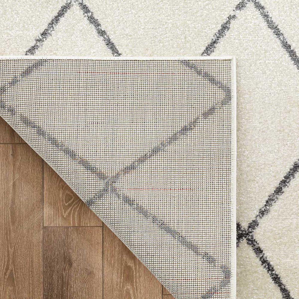 Alfombra de Pasillo Modalfo Florida Blanco 70 x 230 cm