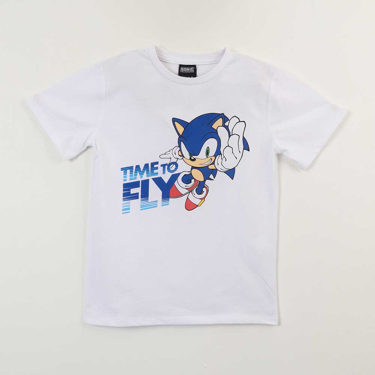 Polera Manga Corta Niño Sonic