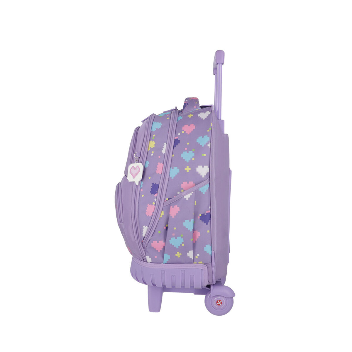 Mochila con ruedas Xtrem Cross 2.0 5XT Gato Lila