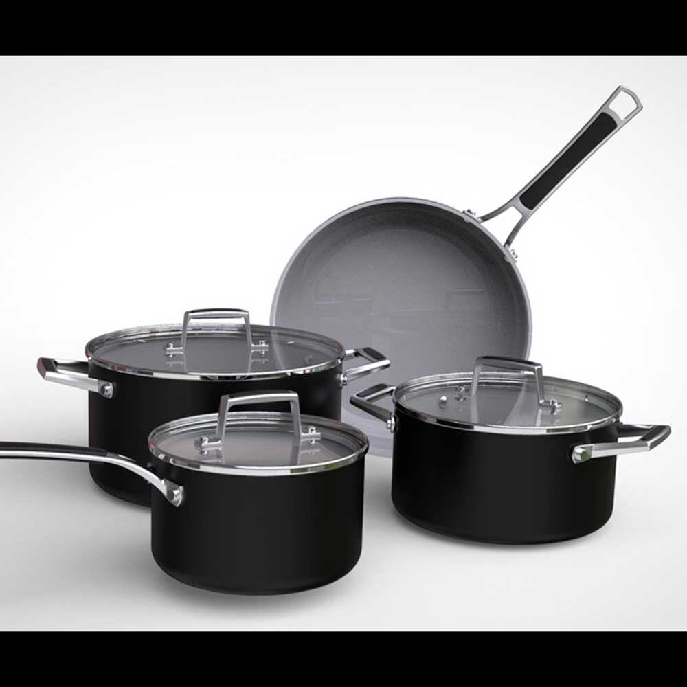 Batería Cocina Simple Cook Berlín 7 Piezas Antiadherente