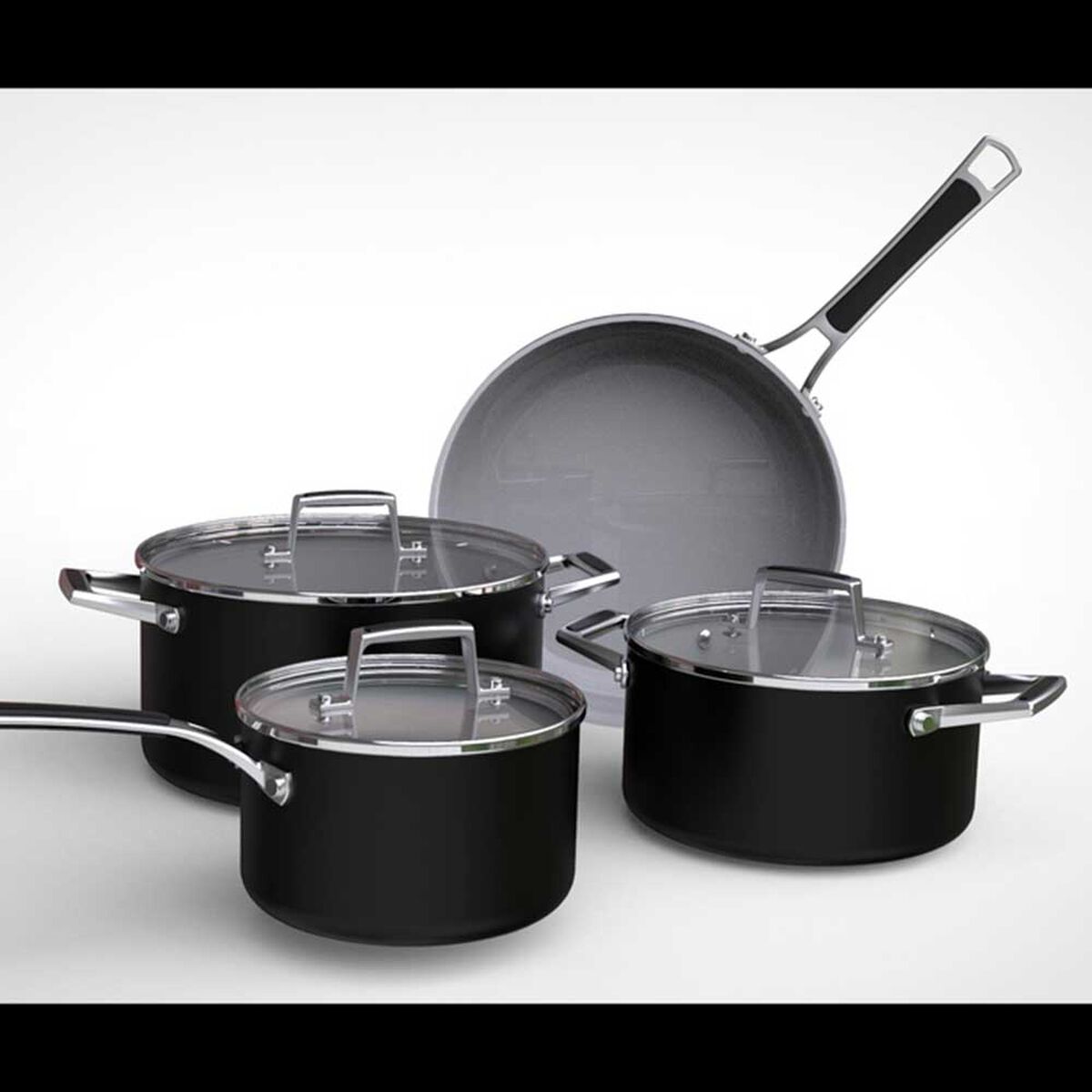 Bater&iacute;a Cocina Simple Cook Berl&iacute;n 7 Piezas Antiadherente