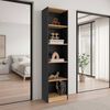 Estante TuHome Home E2 3 Repisas Wengue Fresno Europeo