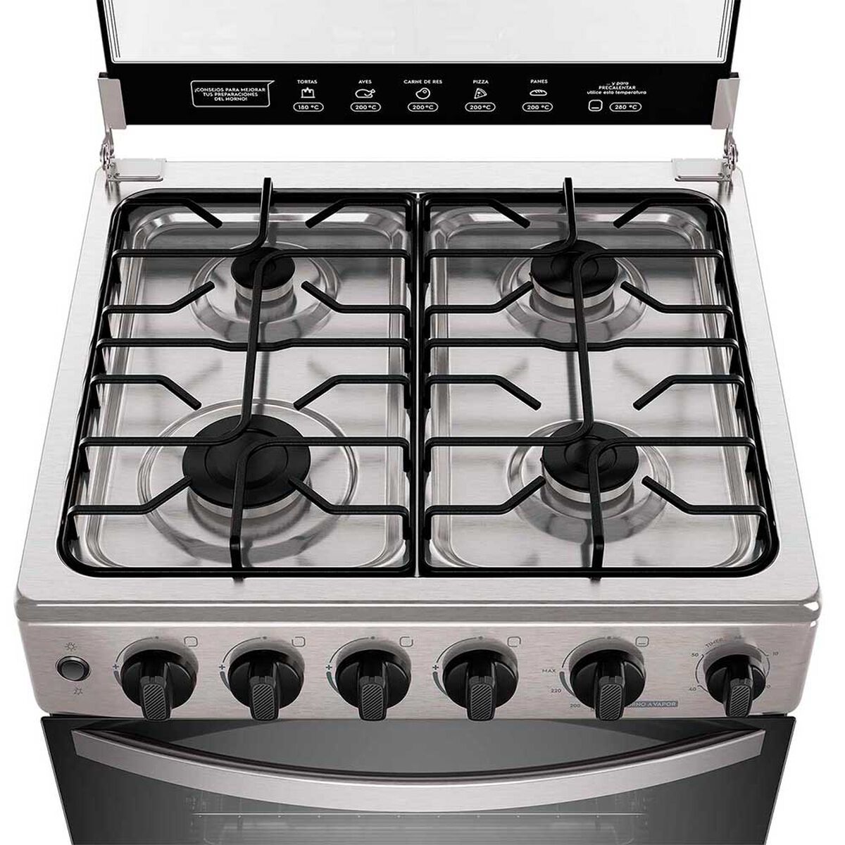 Cocina a Gas Mademsa FM4PSC 4 platos Inox