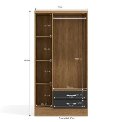 Imagen 2 del producto Clóset Yardas S443 3 Puertas 3 Cajones