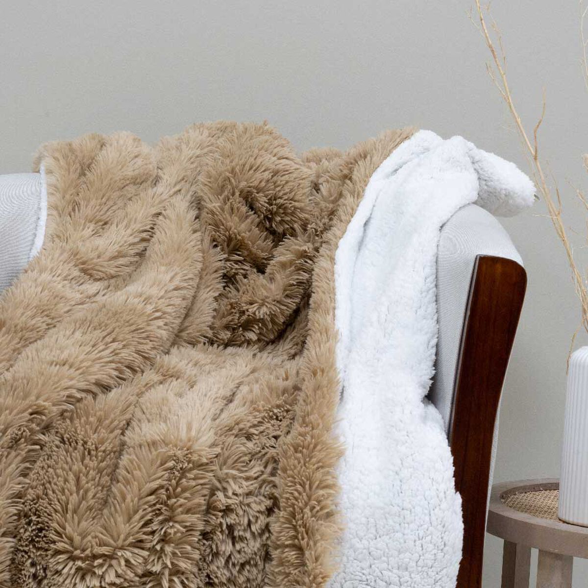 Manta Doral Plush Sherpi 127x152 cm D12