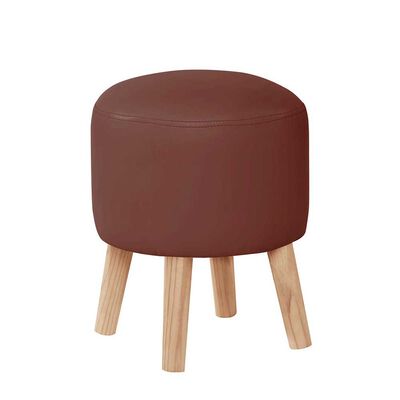Pouf Latam Home Nantes PU Chocolate