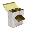 Lata Decorativa Metal Vgo 18 x 15 cm Blanco