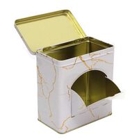 Lata Decorativa Metal Vgo 18 x 15 cm Blanco