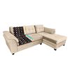 Sofá Seccional Living Factory Samy 4 Cuerpos Beige