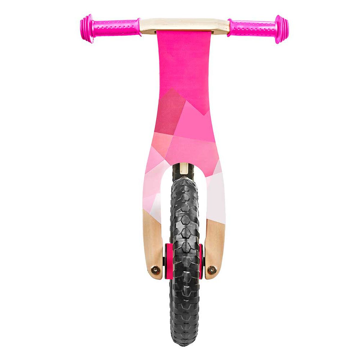 Bicicleta de Madera Balance Fuscia Bebeglo