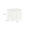 Vanitorio CIC Monaco 2 Puertas Blanco