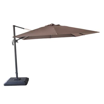 Quitasol Lateral Vincenzi Khaki 300 x 300 cm Café