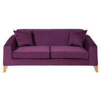 Sofá Barra Design Finland 3 Cuerpos Morado
