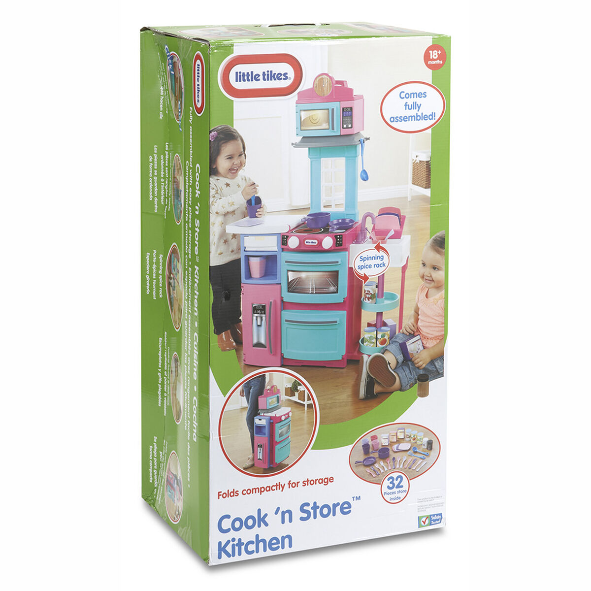 Cocina Cook'N Store Rosada Little Tikes