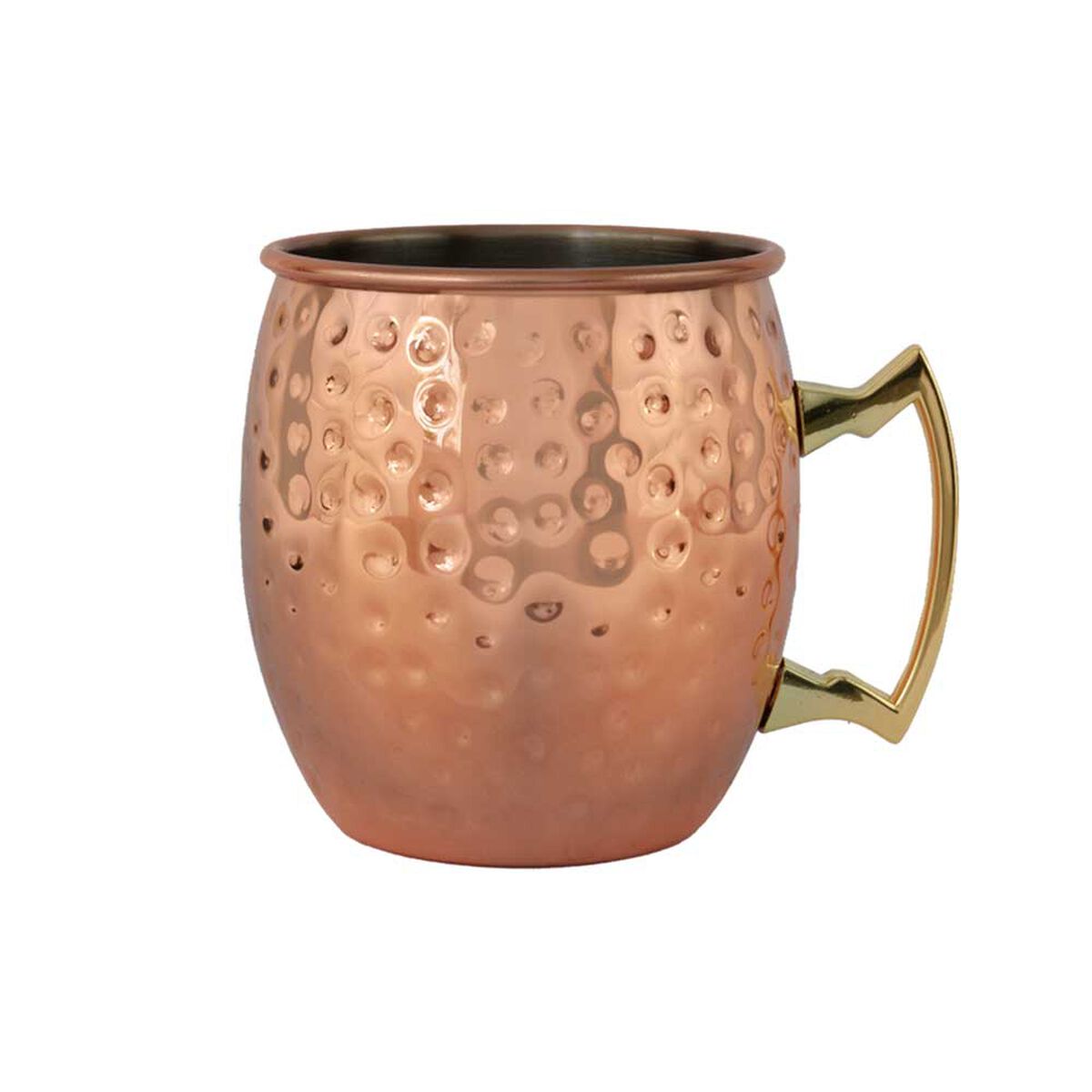 Set 2 Vasos Moscow Mule Mug Simplit Cobre + Bombillas 550 ml