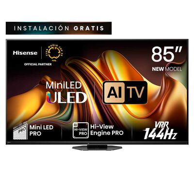 Mini LED 85'' Hisense 85U8N Smart TV 4K