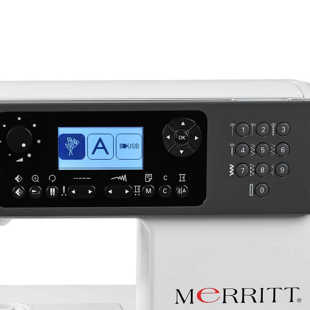 Máquina de Coser y Bordadora Merritt Computarizada ME-H43