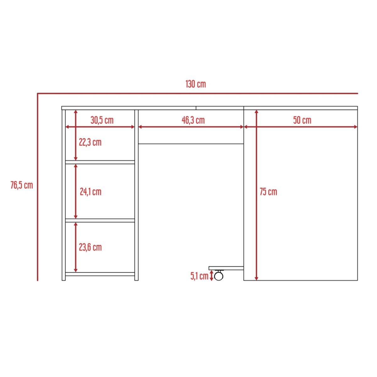 Escritorio TuHome Baggio Bardolino