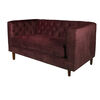 Sof&aacute; Tela Velvet Latam Home Brescia 2 Cuerpos