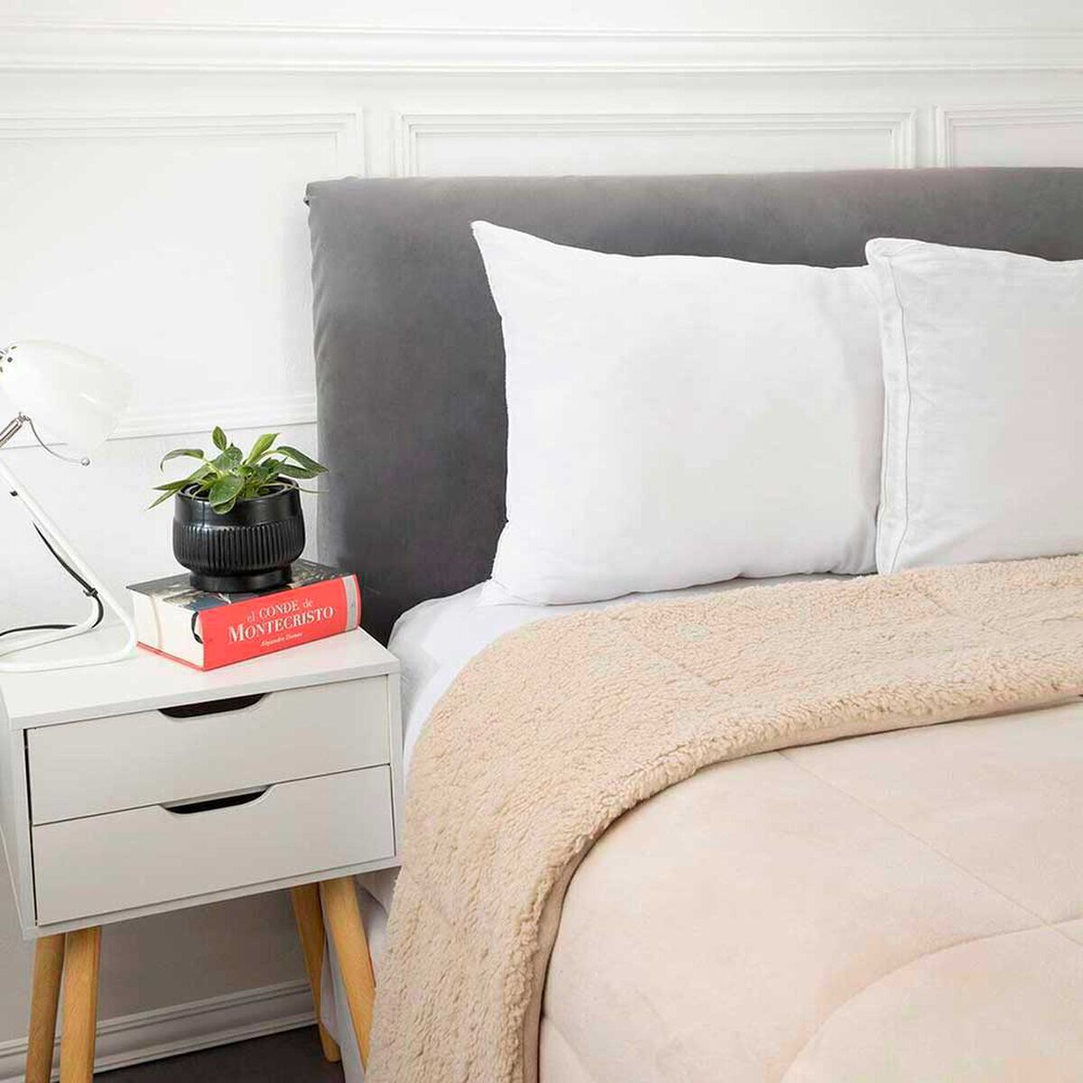 Plum&oacute;n Coral Sherpa Casanova 2 Plazas