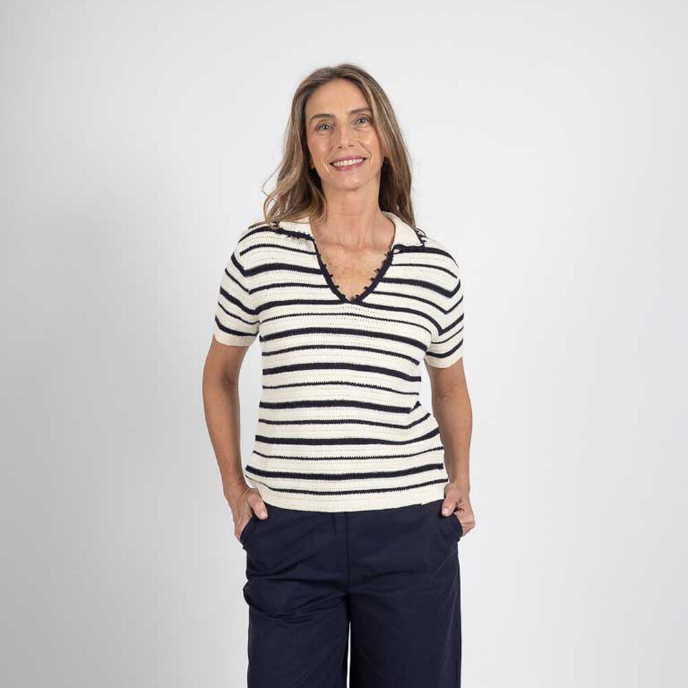Sweater Manga Corta Mujer Portman Club