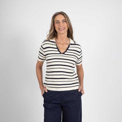 Sweater Manga Corta Mujer Portman Club