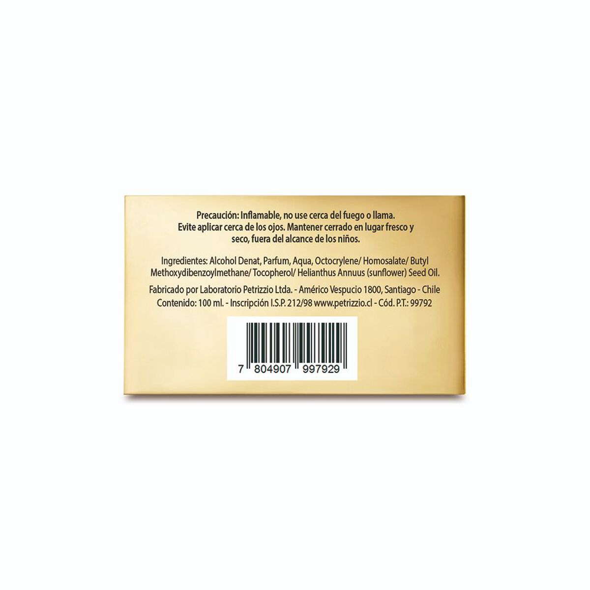 Perfume Hombre Vendetta Gold EDP 100 ml