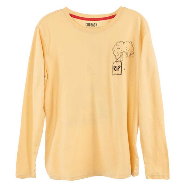Polera Manga Larga de Algodón Niño Cutback