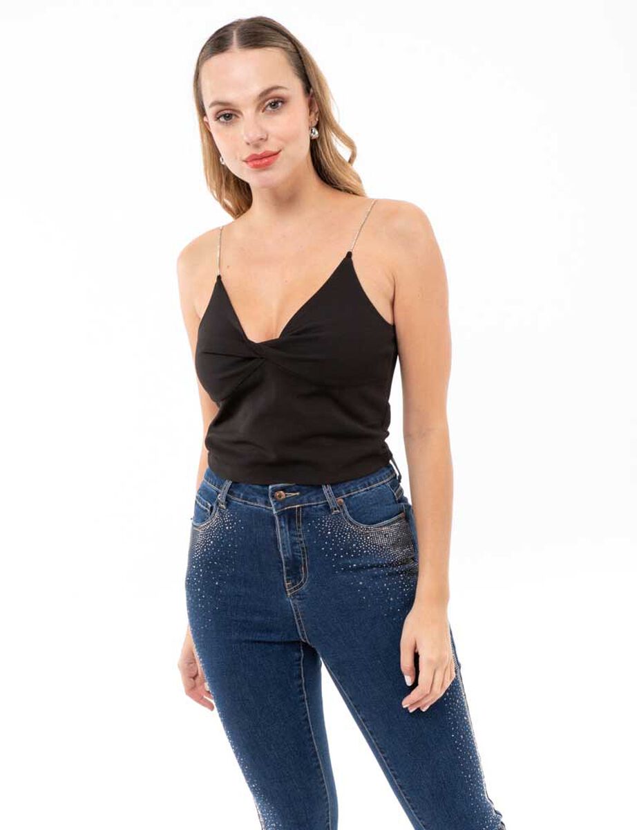 Polera Formal Sin Mangas Mujer Fiorucci
