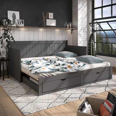 Imagen 2 del producto Sofa Cama Casanova C69TMK4000 3 Cuerpos Gris