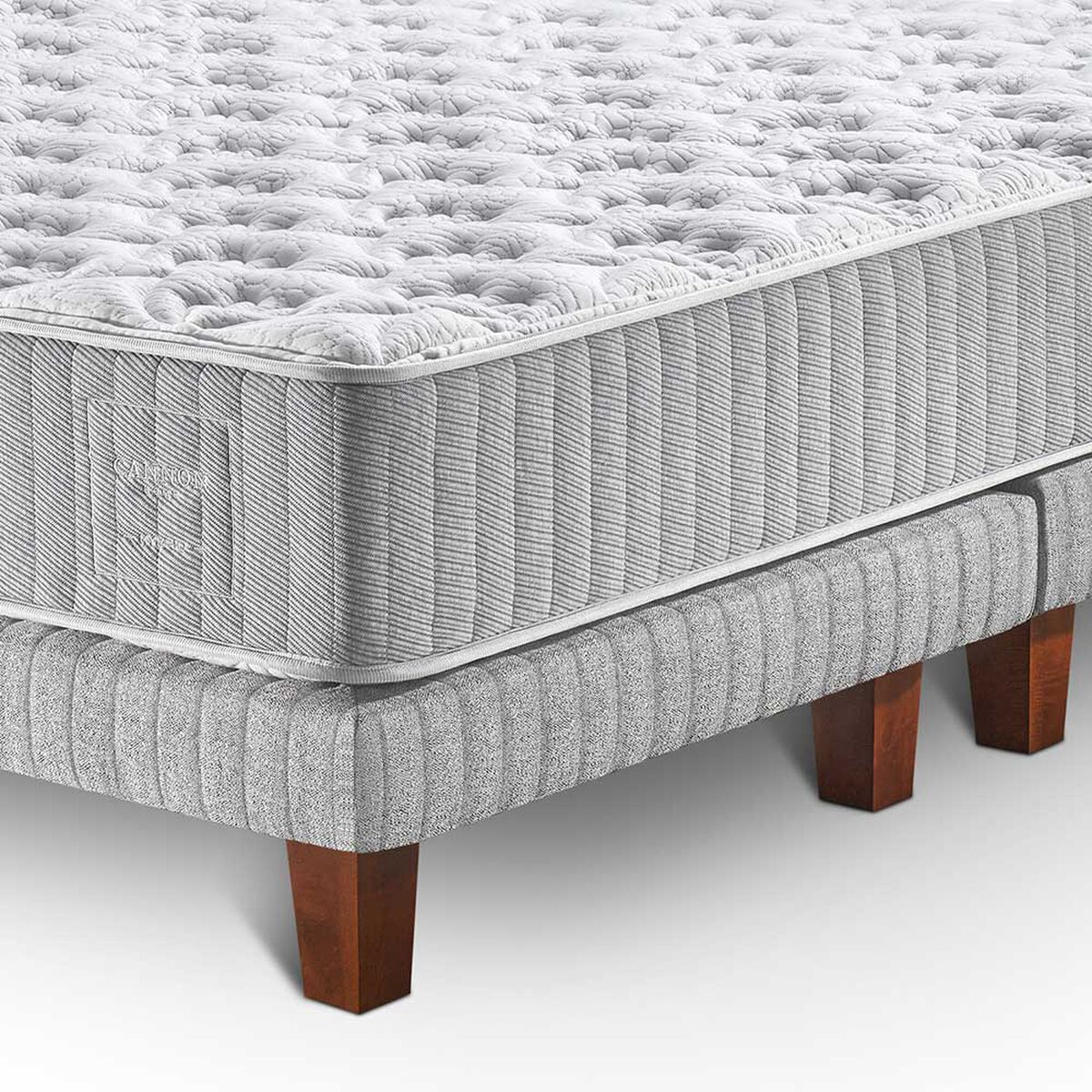 Juegos de Dormitorio Cama Europea Cannon Hybrid Cotton 2 Plazas + 2 Almohadas + 1 Respaldo