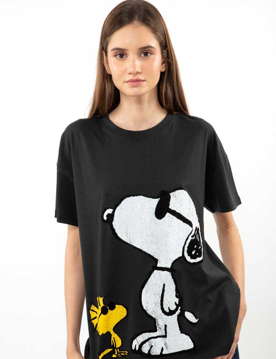 Polera Dibujos Animados Manga Corta Mujer Icono