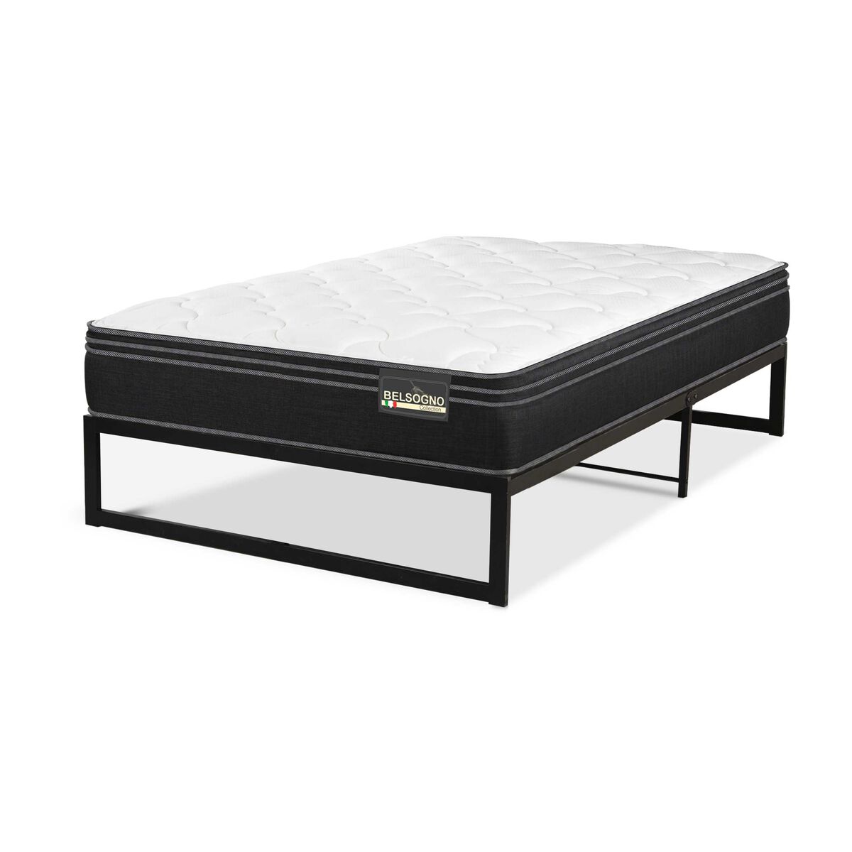Cama Europea Belsogno 1,5 Plazas Premium
