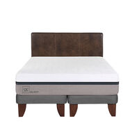 Cama Europea CIC Base Dividida King Balance + Respaldo Baker