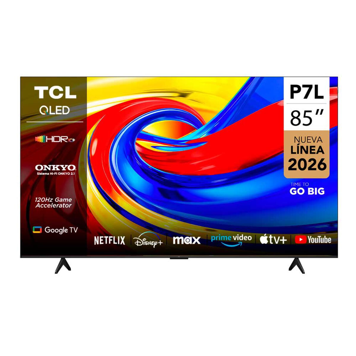 Smart TV QLED 85" TCL 4K  Google TV 85P7L