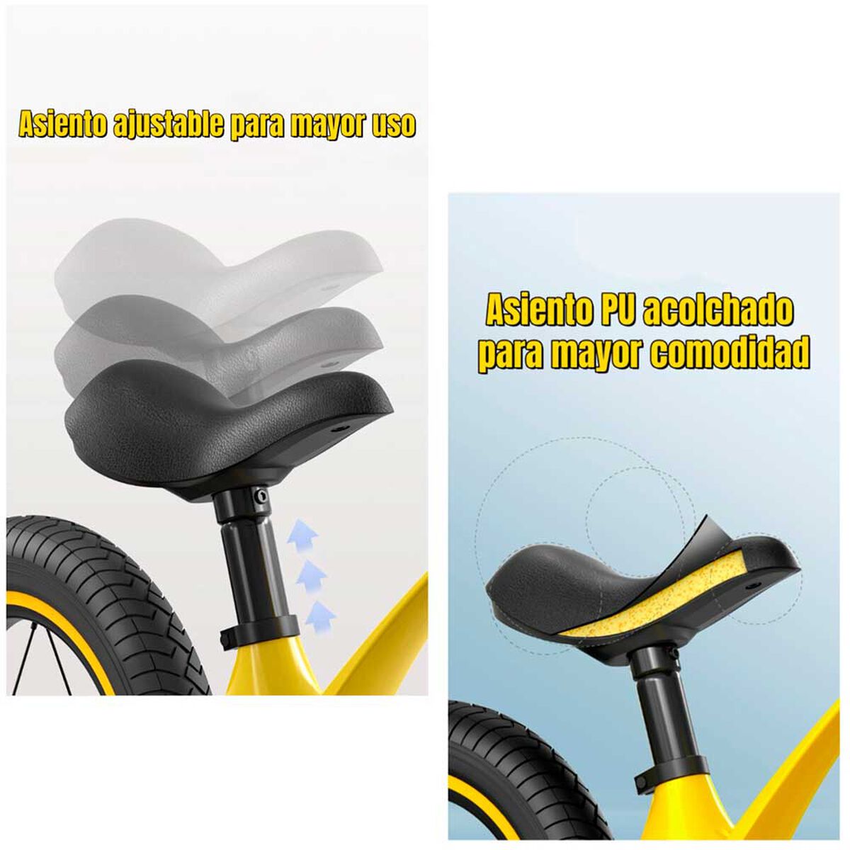 Bicicleta de Equilibrio Convertible Aro 12 y 14 Rosada