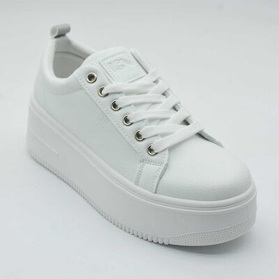 Imagen 1 del producto Zapatilla Urbana Mujer Icono Blanco, Negro