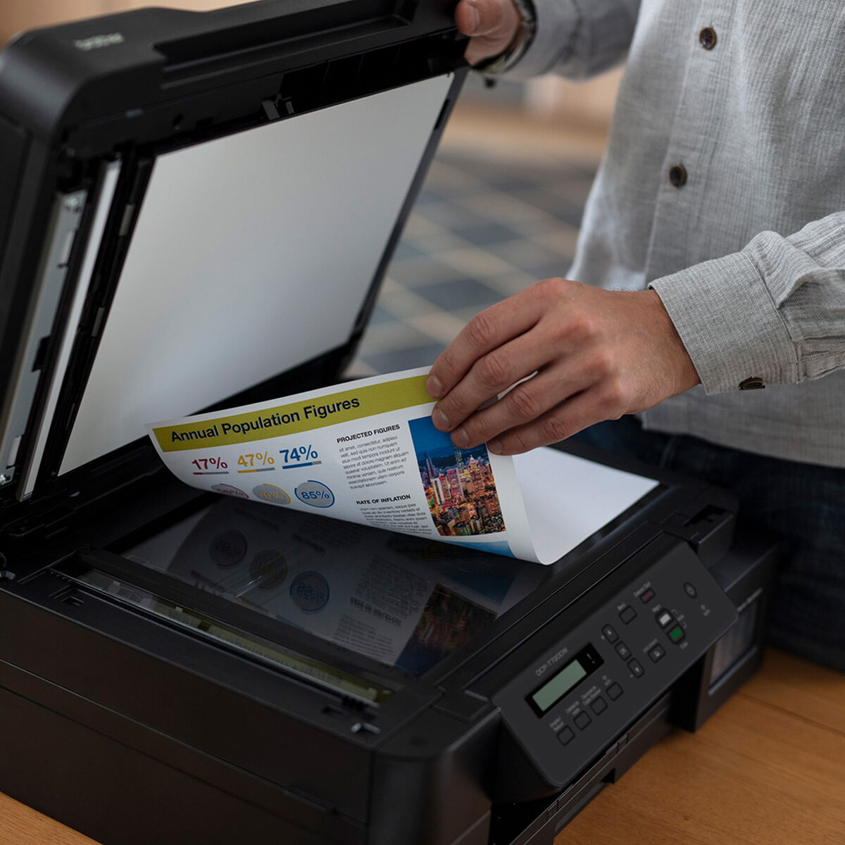 Multifuncional Brother Tinta Continua DCP-T720DW Wi-Fi Dúplex