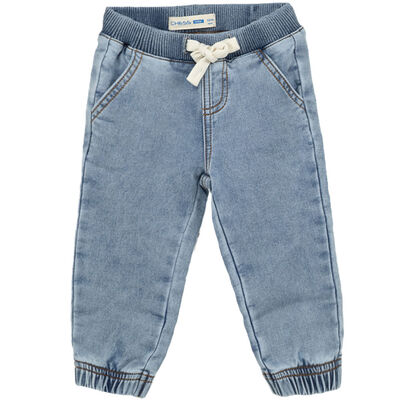 Jeans Jogger Bebé Chess Baby Azul
