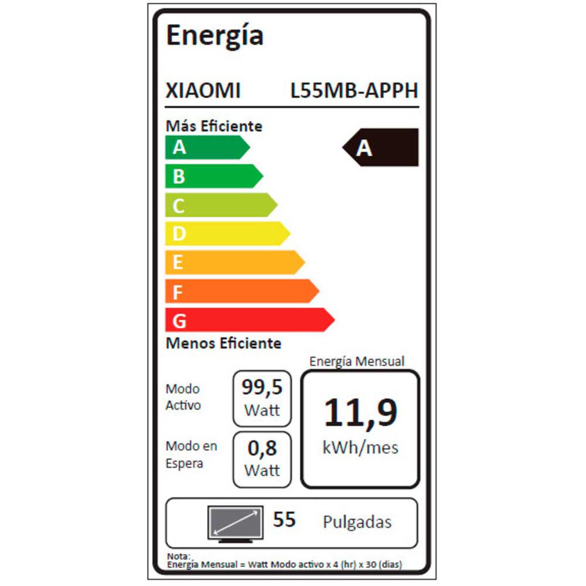 Smart TV QLED 55&quot; Xiaomi 4K UHD Google TV A Pro 2026