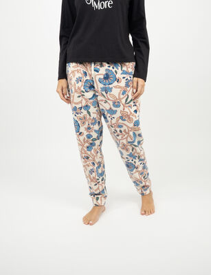 Imagen 1 del producto Pantalón de Pijama Mujer Portman Club Crudo, Negro