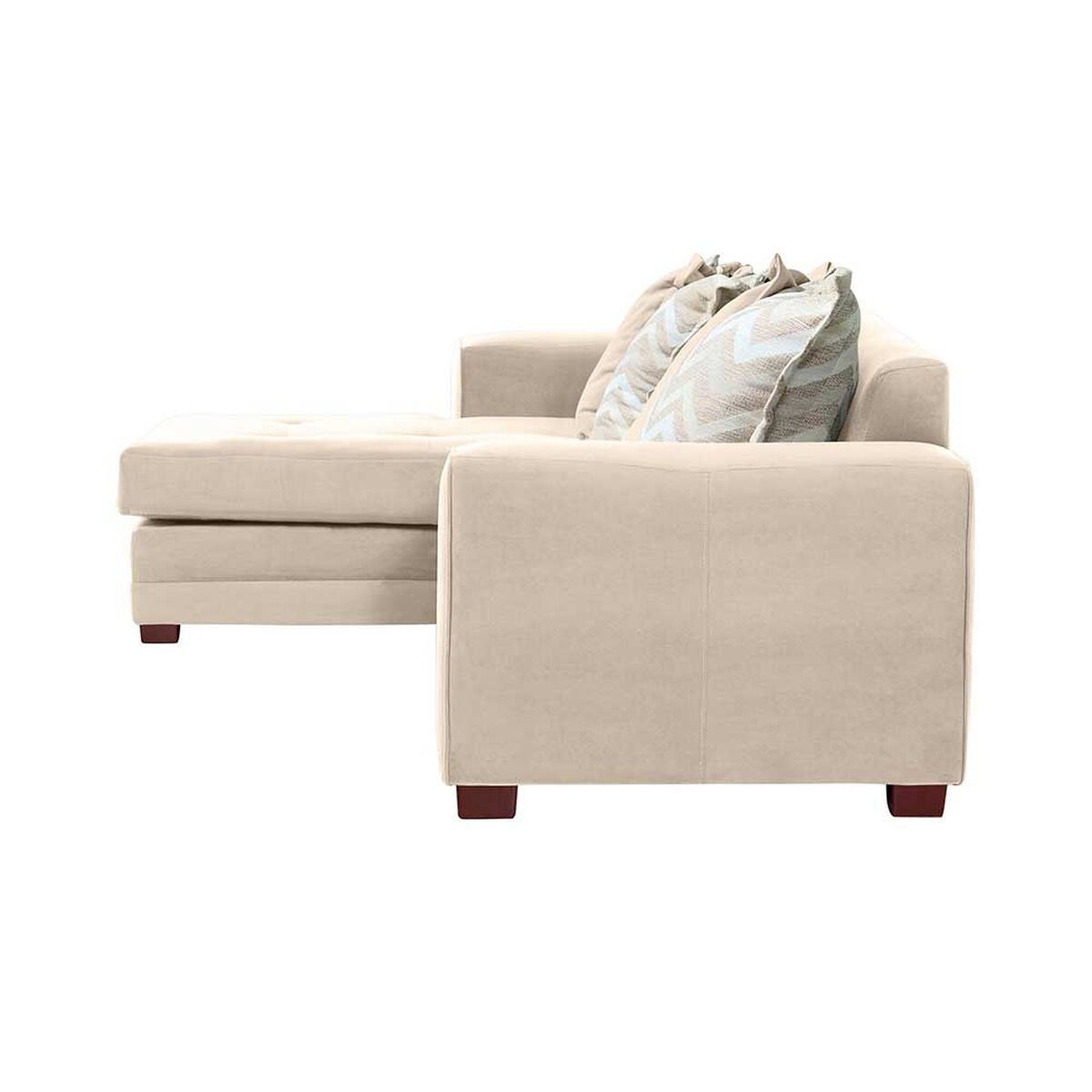 Sof&aacute; Seccional Izquierdo Living Factory Milan 3 Cuerpos Beige