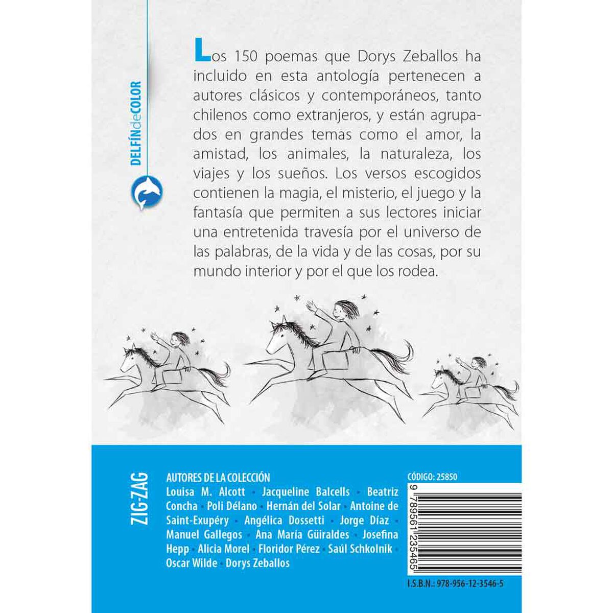 Libro Antología de Poesía Infantil Dorys Zeballos Zig-Zag