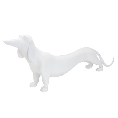 Adorno Resina Perro Vgo Blanco