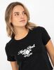 Polera Crop Con Estampado Mujer Icono