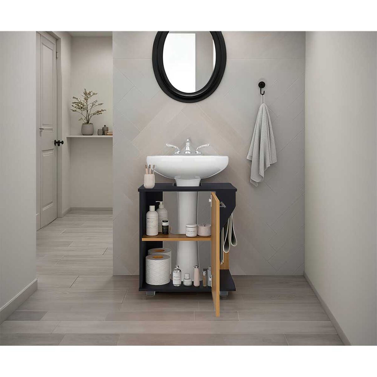 Mueble para Lavamanos Tuhome Phillips Wengue Fresno Europeo