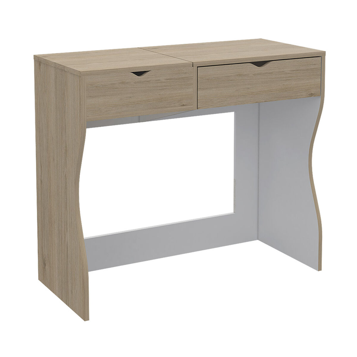 Mueble De Tocador + Espejo Perla