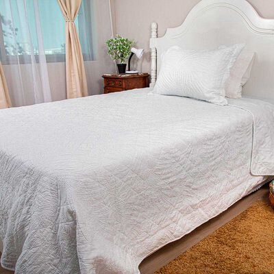 Imagen 1 del producto Quilt Doral 1,5 Plazas Blanco  Bubbly