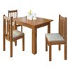 Juego de Comedor Mobilo Zamarchi Canela 4 Sillas